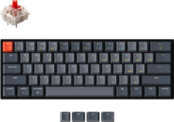 Клавиатура Keychron K12 RGB K12-B1-RU (Gateron G Pro Red) - фото