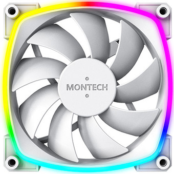 Вентилятор для корпуса Montech AX120 PWM (белый) - фото