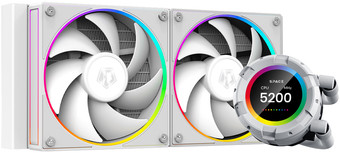 Жидкостное охлаждение для процессора ID-Cooling SL240 White - фото