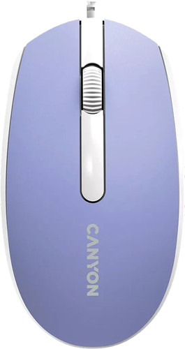 Мышь Canyon M-10 (сиреневый/белый) - фото