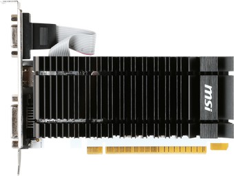Видеокарта MSI GeForce GT 730 2GB DDR3 [N730K-2GD3H/LP] - фото