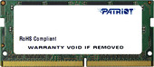 Оперативная память Patriot Signature Line 4GB DDR4 SO-DIMM PC4-17000 [PSD44G213381] - фото