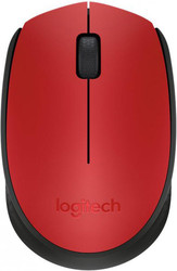 Мышь Logitech M171 Wireless Mouse красный/черный [910-004641] - фото