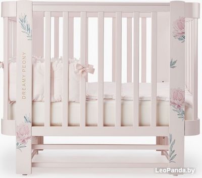Кроватка-трансформер Happy Baby Mommy Love 95024 (pink) - фото2