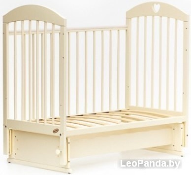 Классическая детская кроватка Bambini М 01.10.20 (слоновая кость) - фото2