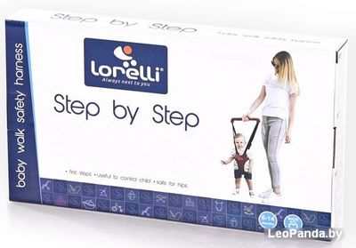 Ходунки Lorelli Step by Step (Dark Red/Black)