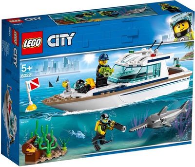Конструктор LEGO City 60221 Яхта для дайвинга - фото2