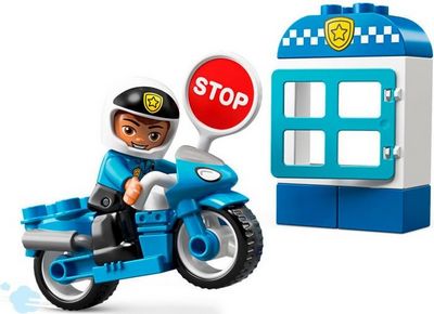 Конструктор LEGO Duplo 10900 Полицейский мотоцикл - фото2