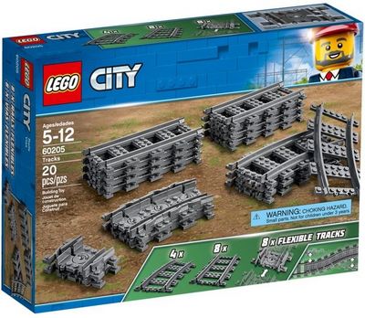 Конструктор LEGO City 60205 Рельсы - фото