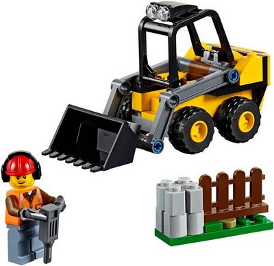 Конструктор LEGO City 60219 Строительный погрузчик - фото3