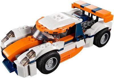 Конструктор LEGO Creator 31089 Оранжевый гоночный автомобиль - фото3