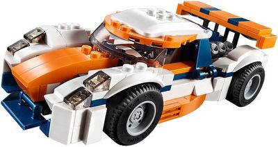 Конструктор LEGO Creator 31089 Оранжевый гоночный автомобиль - фото4