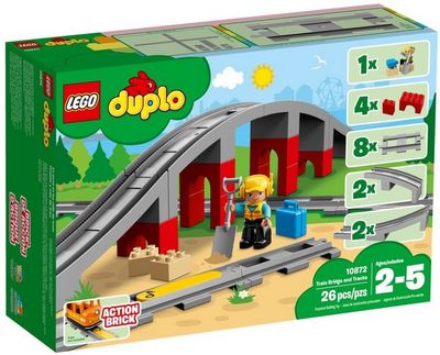 Конструктор LEGO Duplo 10872 Железнодорожный мост - фото