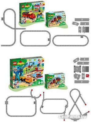 Конструктор LEGO Duplo 10872 Железнодорожный мост - фото3