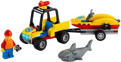 Конструктор LEGO City 60286 Пляжный спасательный вездеход - фото3