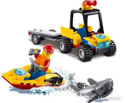 Конструктор LEGO City 60286 Пляжный спасательный вездеход - фото5