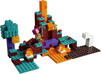 Конструктор LEGO Minecraft 21168 Искаженный лес - фото4