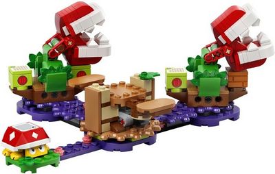 Конструктор LEGO Super Mario 71382 Загадочное испытание растения-пираньи. Дополни - фото3