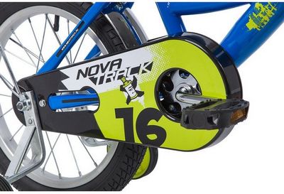 Детский велосипед Novatrack Urban 16 (синий/желтый, 2019) - фото5