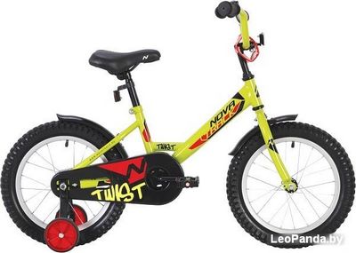 Детский велосипед Novatrack Twist New 20 201TWIST.GN20 (салатовый/черный, 2020) - фото
