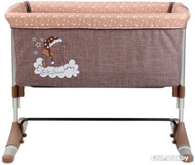 Приставная детская кроватка Lorelli Sleep'n'Care (beige elephant) - фото3