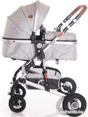 Универсальная коляска Lorelli Alba (3 в 1, серый, без сумки) - фото3