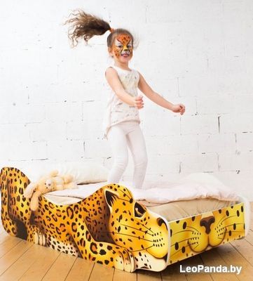 Кровать Бельмарко Леопард — Пятныш 160x70 - фото4