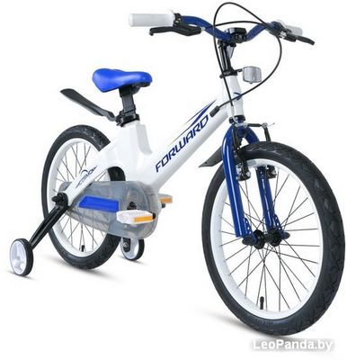 Детский велосипед Forward Cosmo 18 2.0 2021 (белый/синий) - фото2