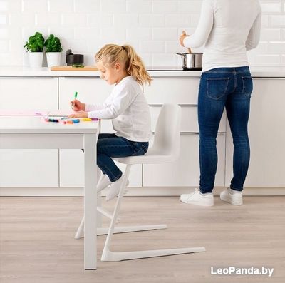 Детский стул Ikea Лангур (белый) 592.526.18 - фото2