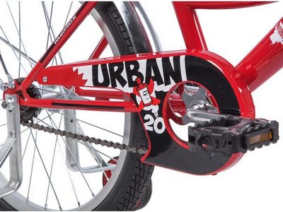 Детский велосипед Novatrack Urban 20 (красный/черный, 2019) - фото5