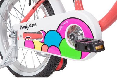 Детский велосипед Novatrack Candy 16 (оранжевый/белый, 2019) - фото5