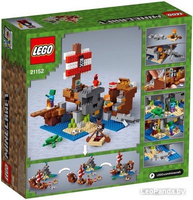 Конструктор LEGO Minecraft 21152 Приключения на пиратском корабле - фото2