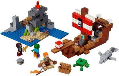 Конструктор LEGO Minecraft 21152 Приключения на пиратском корабле - фото3