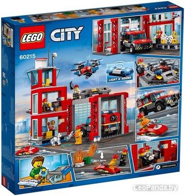 Конструктор LEGO City 60215 Пожарное депо - фото