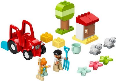 Конструктор LEGO Duplo 10950 Фермерский трактор и животные - фото3