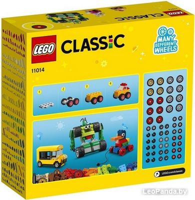 Конструктор LEGO Classic 11014 Кубики и колеса - фото2