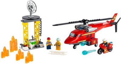 Конструктор LEGO City 60281 Спасательный пожарный вертолёт - фото3
