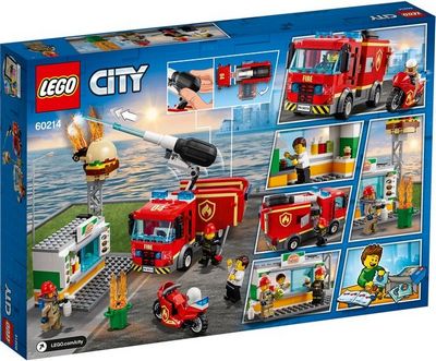 Конструктор LEGO City 60214 Пожар в бургер-кафе - фото2