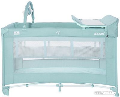 Манеж-кровать Lorelli Noemi 2 Plus (blue surf teddy) - фото2