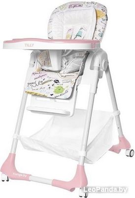 Стульчик для кормления Baby Tilly Bistro T-641/2 (розовый) - фото