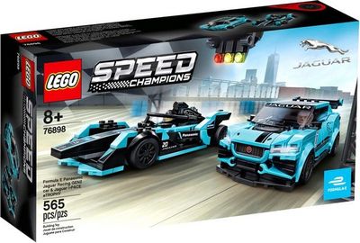 Конструктор LEGO Speed Champions 76898 Formula E Jaguar Racing и I-PACE eTROPHY - фото