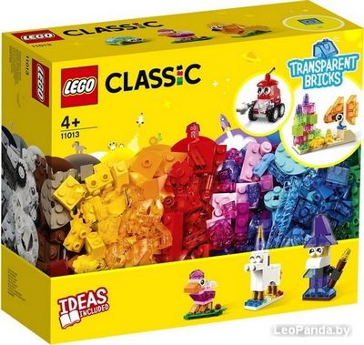Конструктор LEGO Classic 11013 Прозрачные кубики - фото