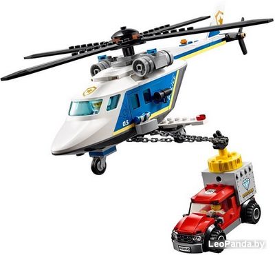 Конструктор LEGO City 60243 Погоня на полицейском вертолете