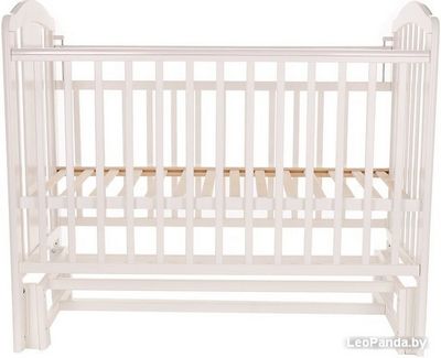 Классическая детская кроватка Pituso Noli Мишутка J-503 (белый) - фото2