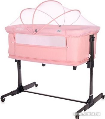 Приставная детская кроватка Lorelli Milano 2 в 1 (розовый) - фото2