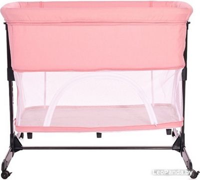 Приставная детская кроватка Lorelli Milano 2 в 1 (розовый) - фото5