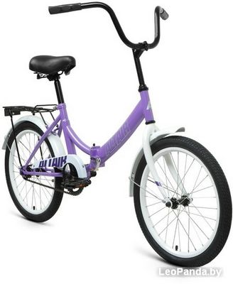 Детский велосипед Altair City 20 2021 (фиолетовый/серый) - фото2