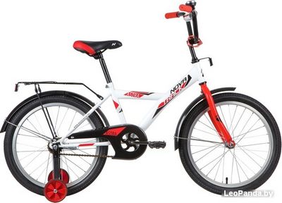 Детский велосипед Novatrack Astra 20 2020 203ASTRA.WT20 (белый/красный) - фото