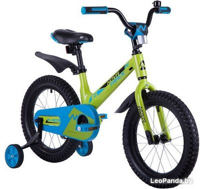 Детский велосипед Novatrack Blast 16 (зеленый/синий, 2019) - фото2