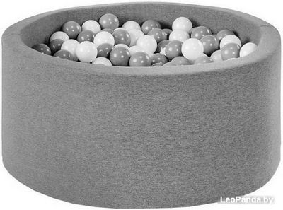 Сухой бассейн Misioo 90x40 200 шаров (серый) - фото